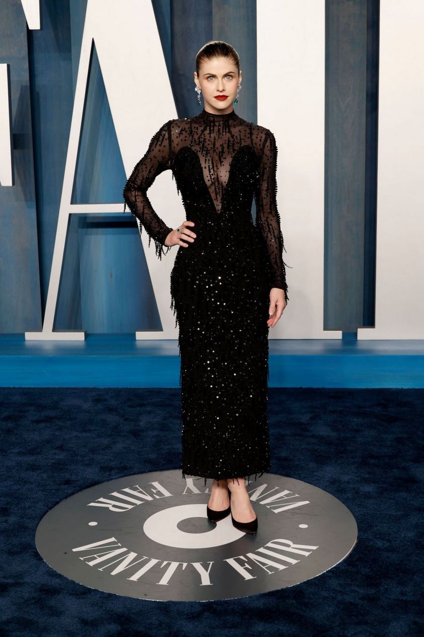 Alexandra Daddario 2022 Vanity Fair Oscar Party Beverly Hills