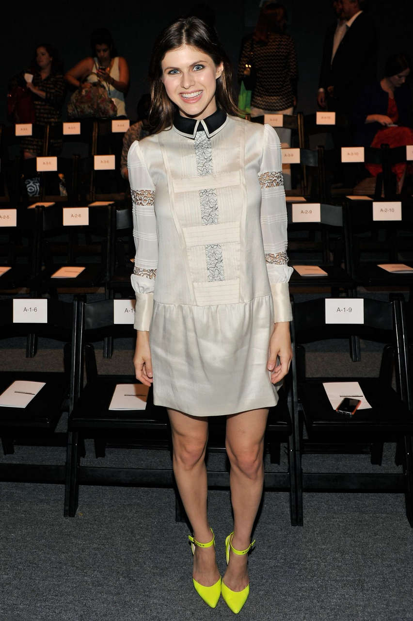 Alexandra Daddario Marissa Webb Fashion Show New York