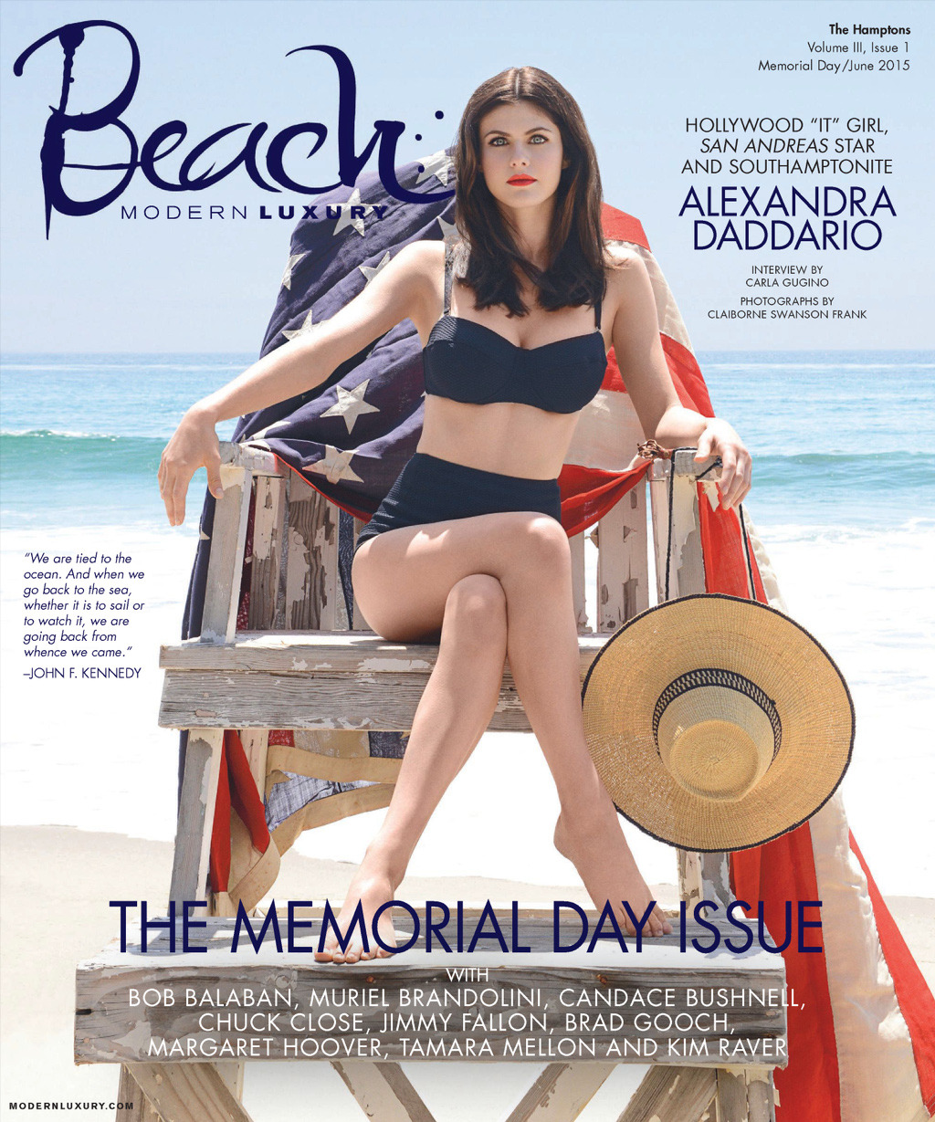 Alexandra Daddario Modern Luxury Beach Magazine June 2015