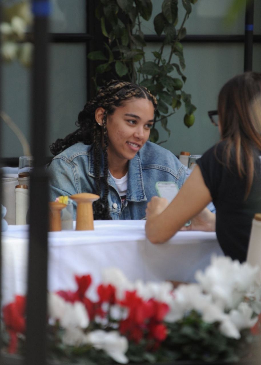 Alexandra Shipp Out For Lunch With Friend Beverly Hills
