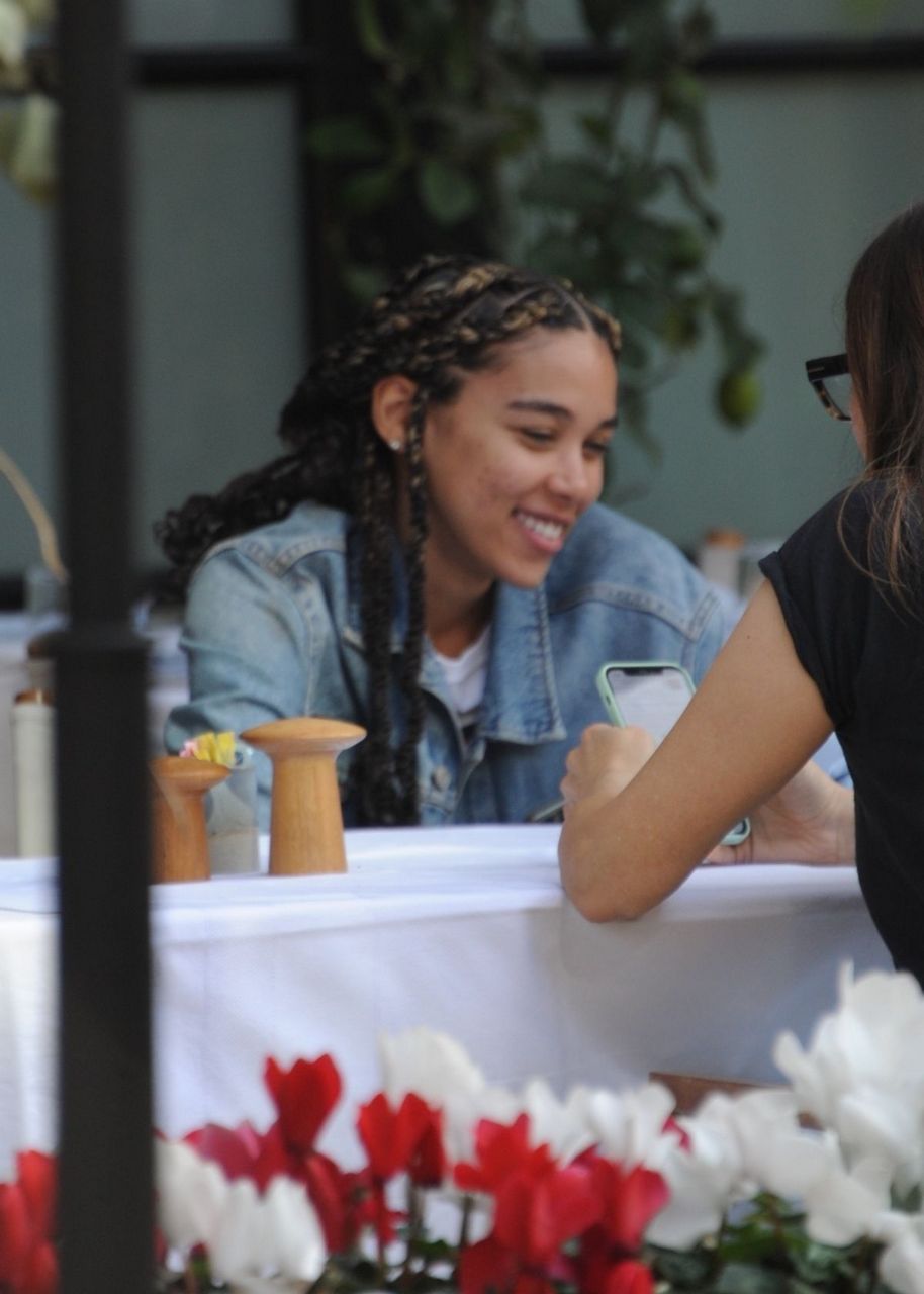 Alexandra Shipp Out For Lunch With Friend Beverly Hills
