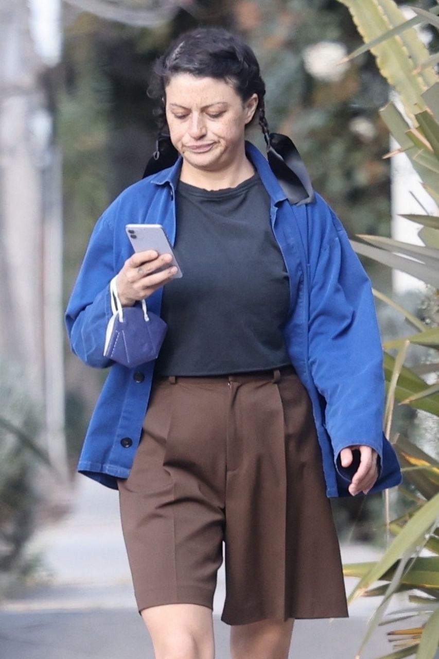 Alia Shawkat Out And About Los Feliz