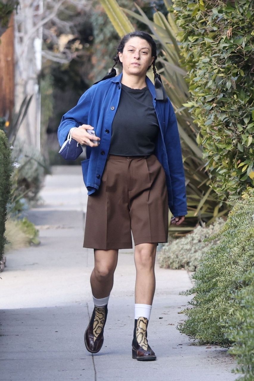 Alia Shawkat Out And About Los Feliz