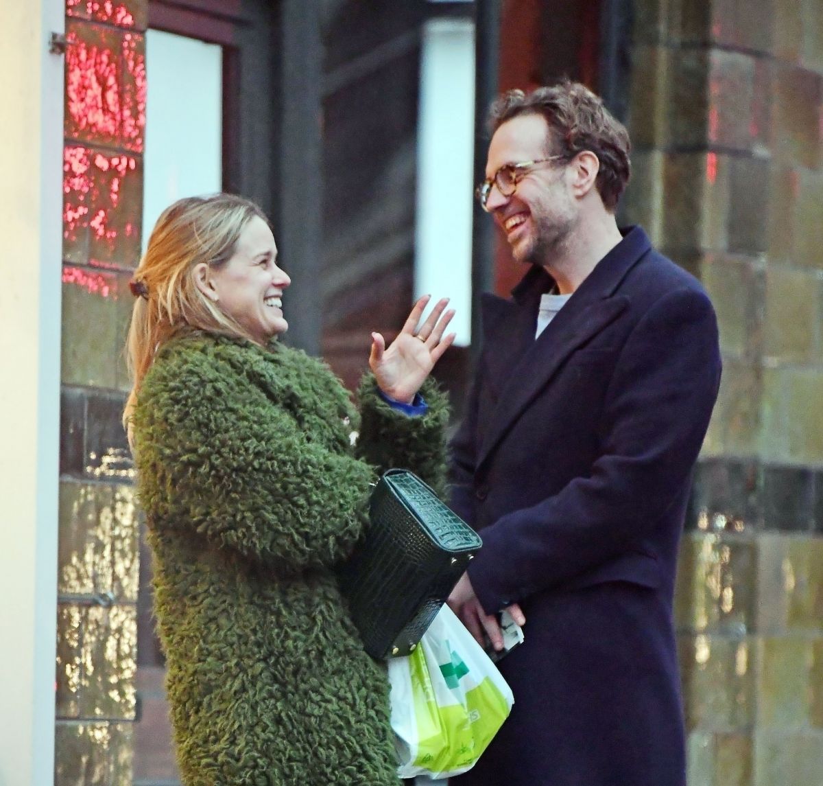 Alice Eve And Rafe Spall Out London