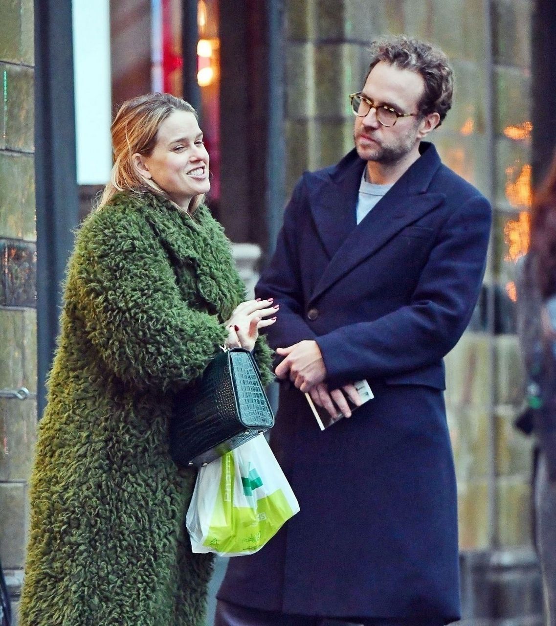 Alice Eve And Rafe Spall Out London