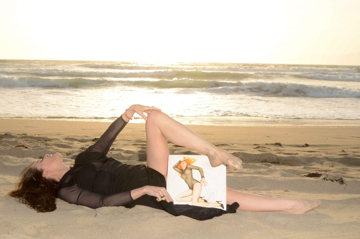Alicia Arden Set Of Photoshoot For Vinylife Malibu