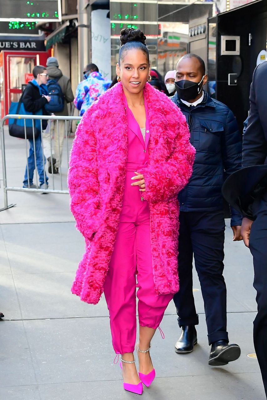 Alicia Keys Arrives Good Morning America New York