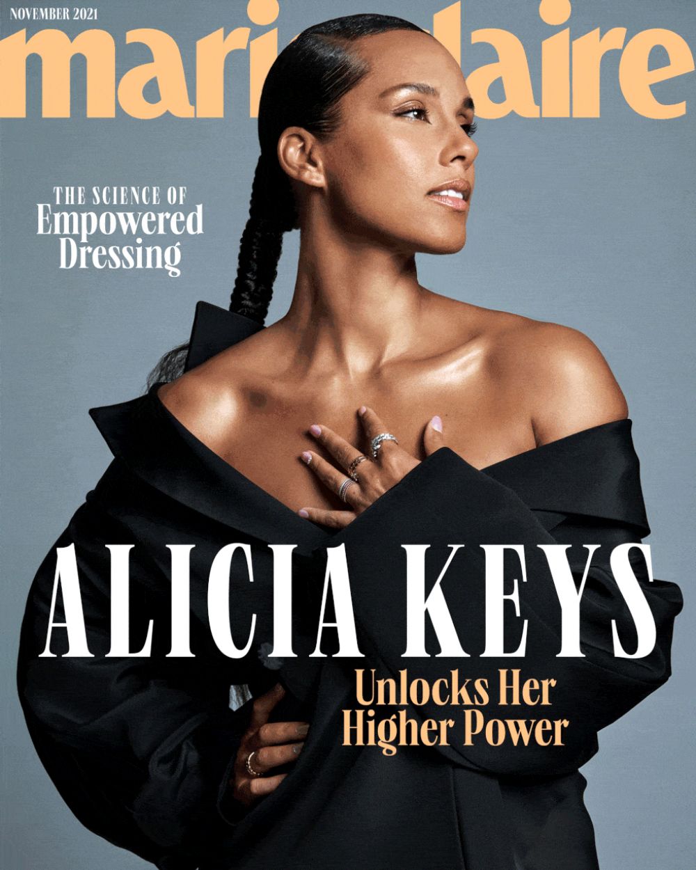 Alicia Keys For Marie Claire Magazine November