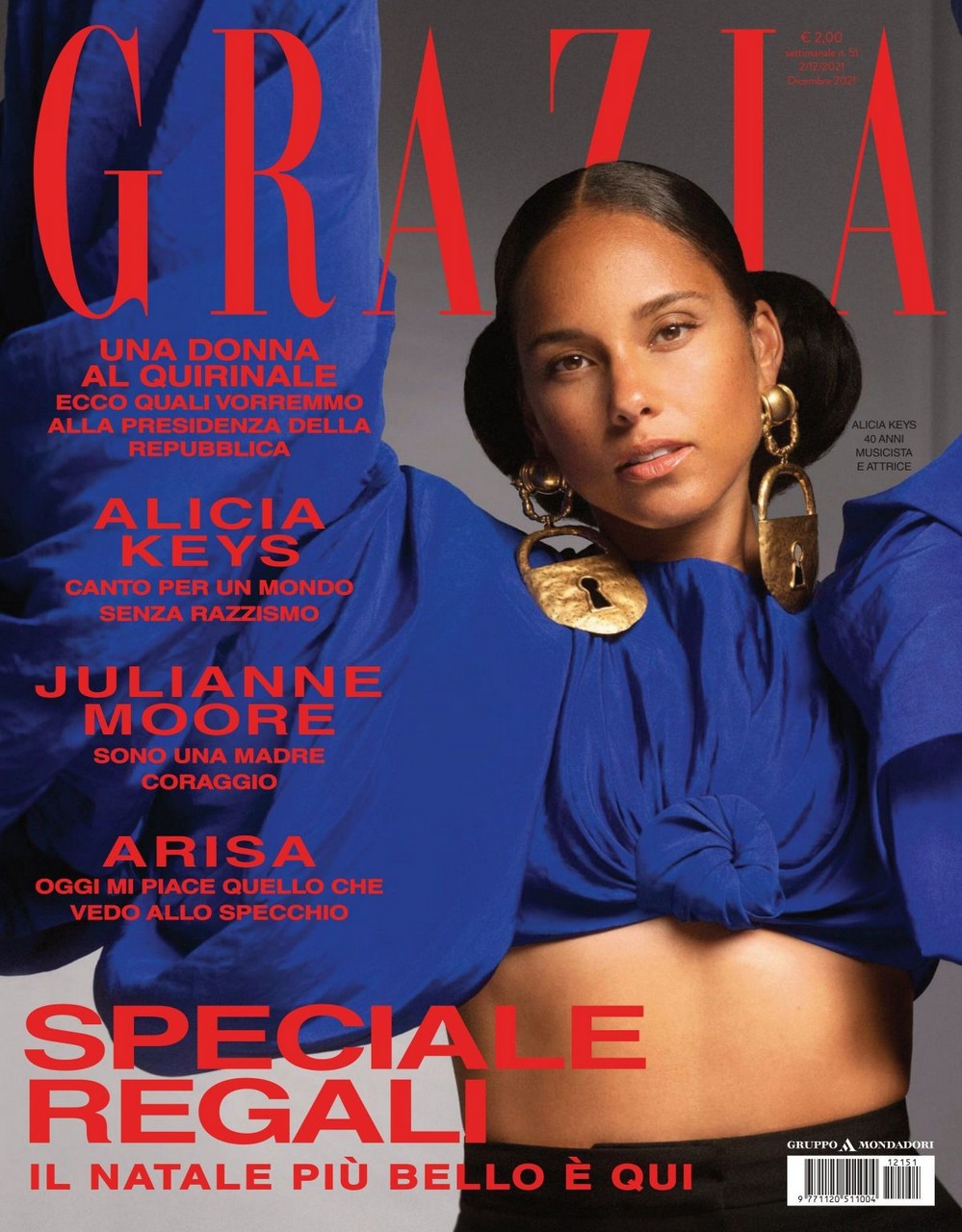 Alicia Keys Grazia Magazine Italy December