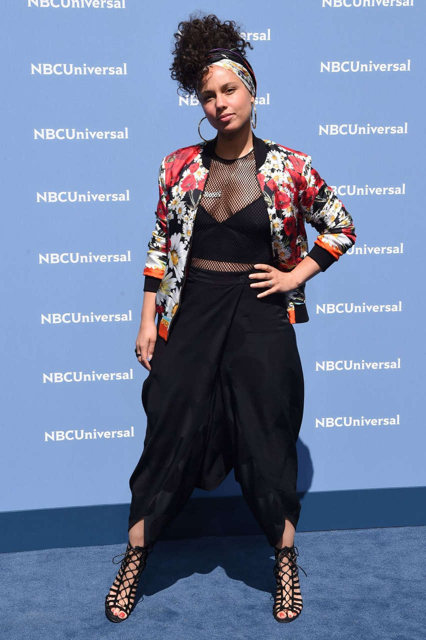 Alicia Keys Nbc Universal 2016 Upfront New York