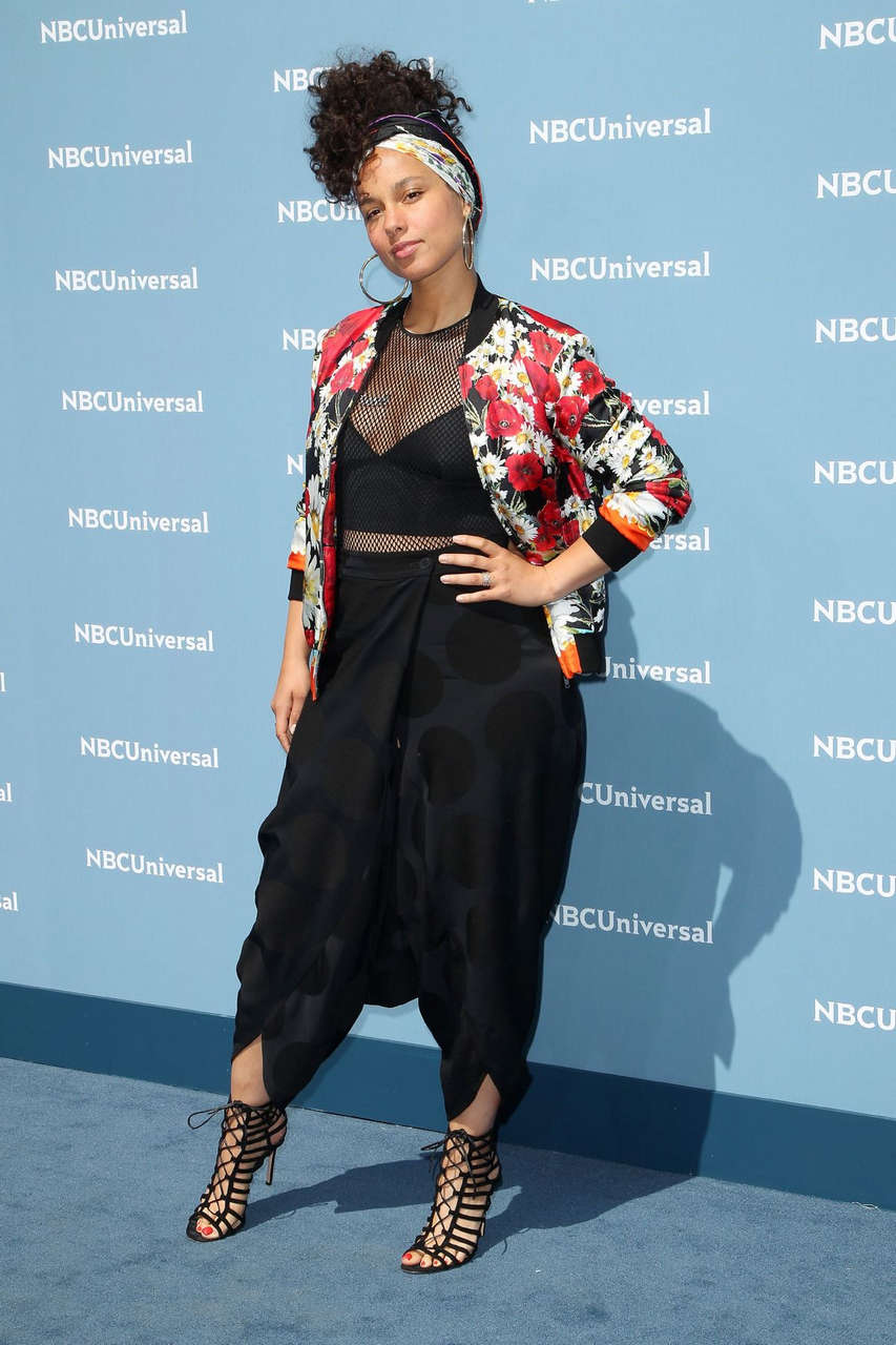 Alicia Keys Nbc Universal 2016 Upfront New York