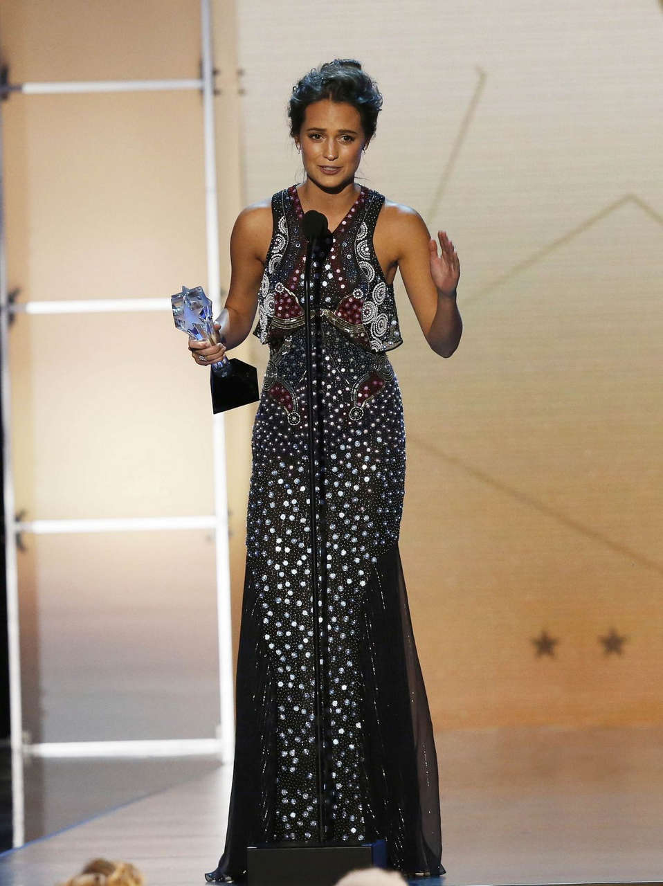 Alicia Vikander Criticss Choice Awards 2016 Santa Monica