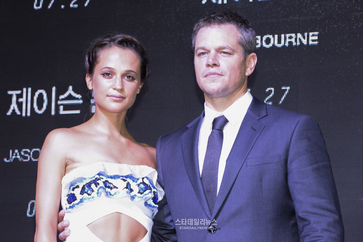 Alicia Vikander Jason Bourne Premiere Sydney