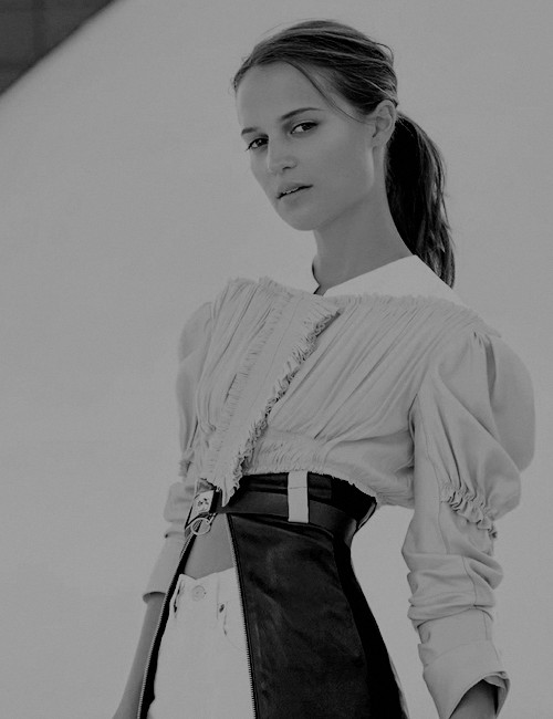 Alicia Vikander Photographed By Nick Hudson For