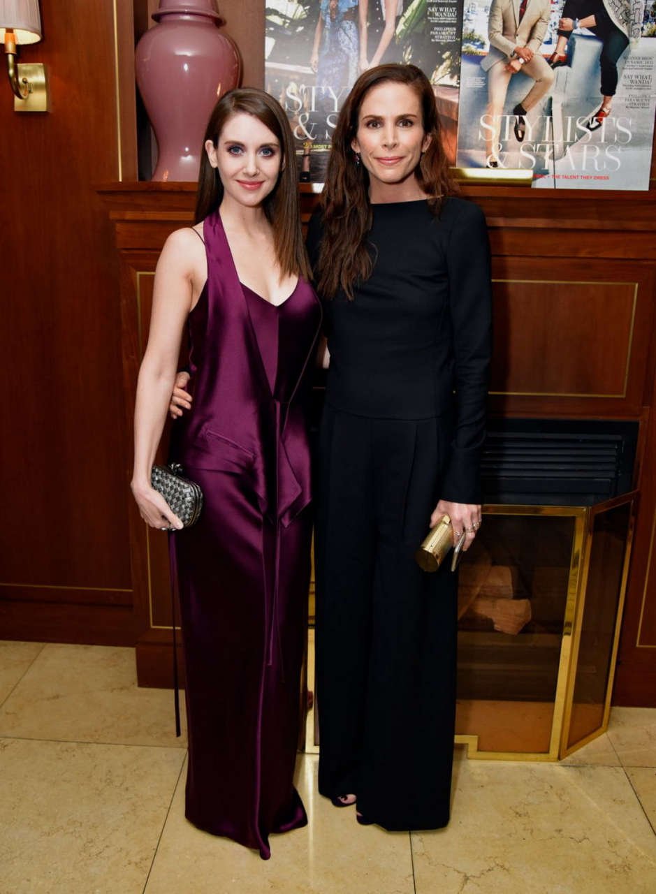 Alison Brie Hollywood Reporter Jimmy Choos Power Stylists Dinner Los Angeles