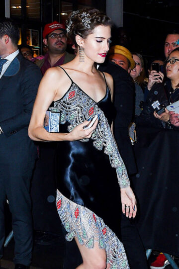 Allison Williams Leaves Met Gala After Party New York