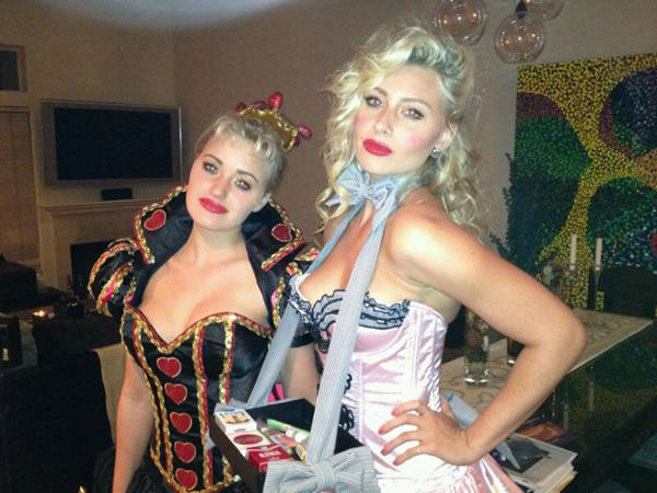 Aly Aj Michalka Kate Hudsons Halloween Party