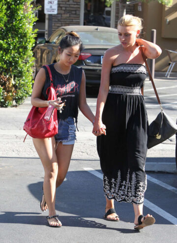 Aly Michalka Brenda Song Out About Los Angeles
