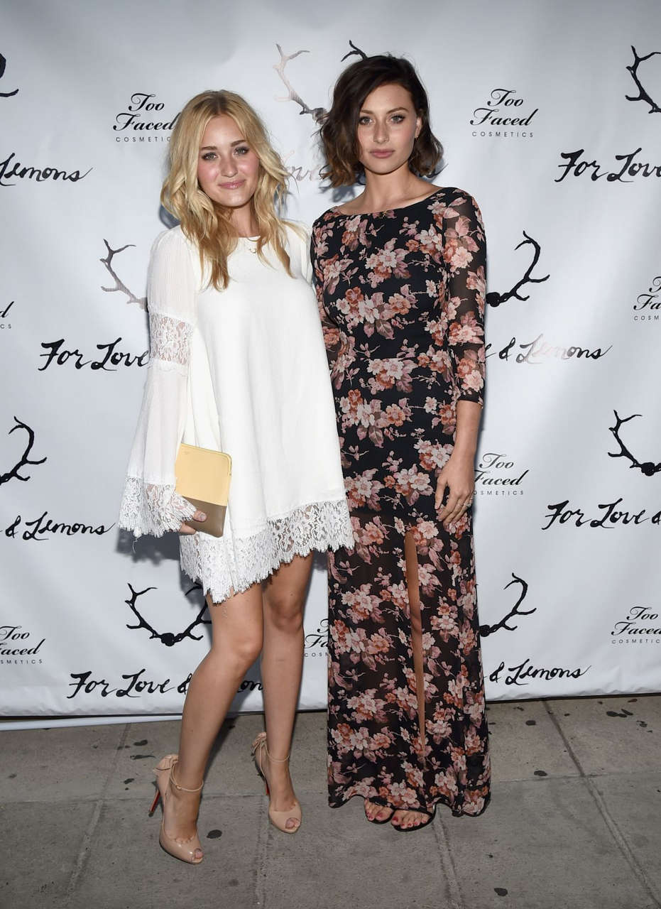 Aly Michalka For Love Lemons Skivvies Party Los Angeles