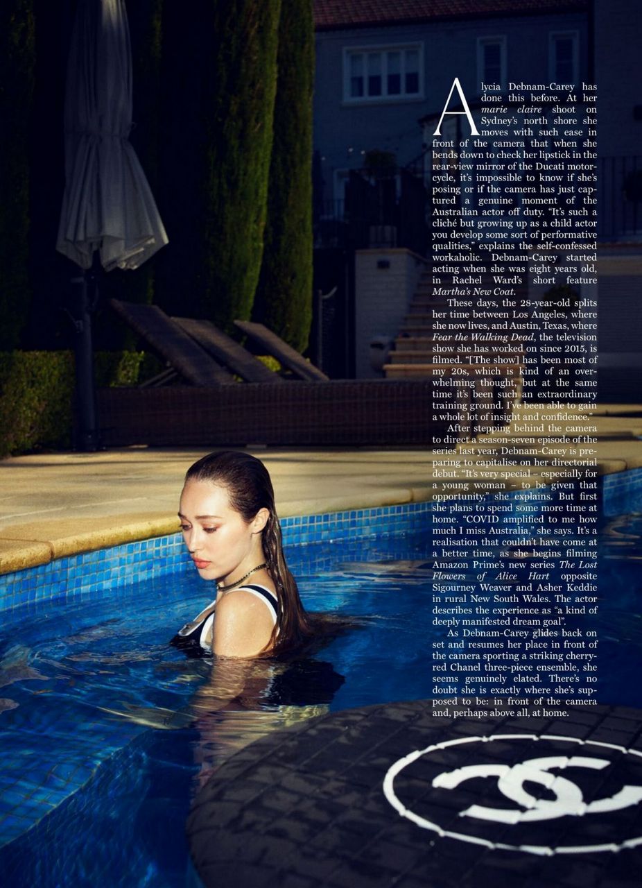 Alycia Debnam Carey For Marie Claire Magazine Australia March