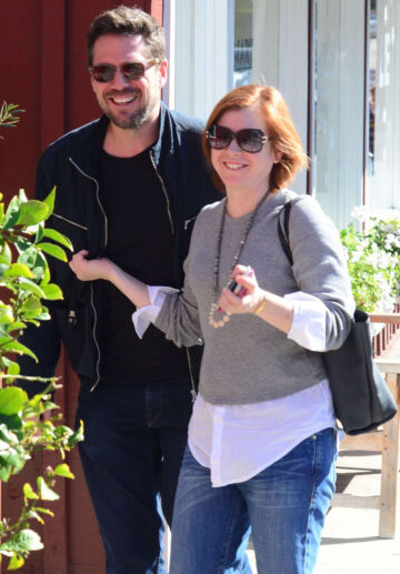 Alyson Hannigan Leaves Caffe Luxxe Brentwood