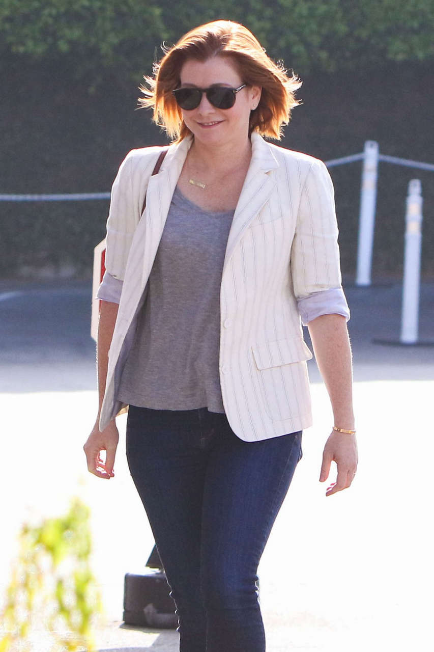 Alyson Hannigan Out Shopping Brentwood