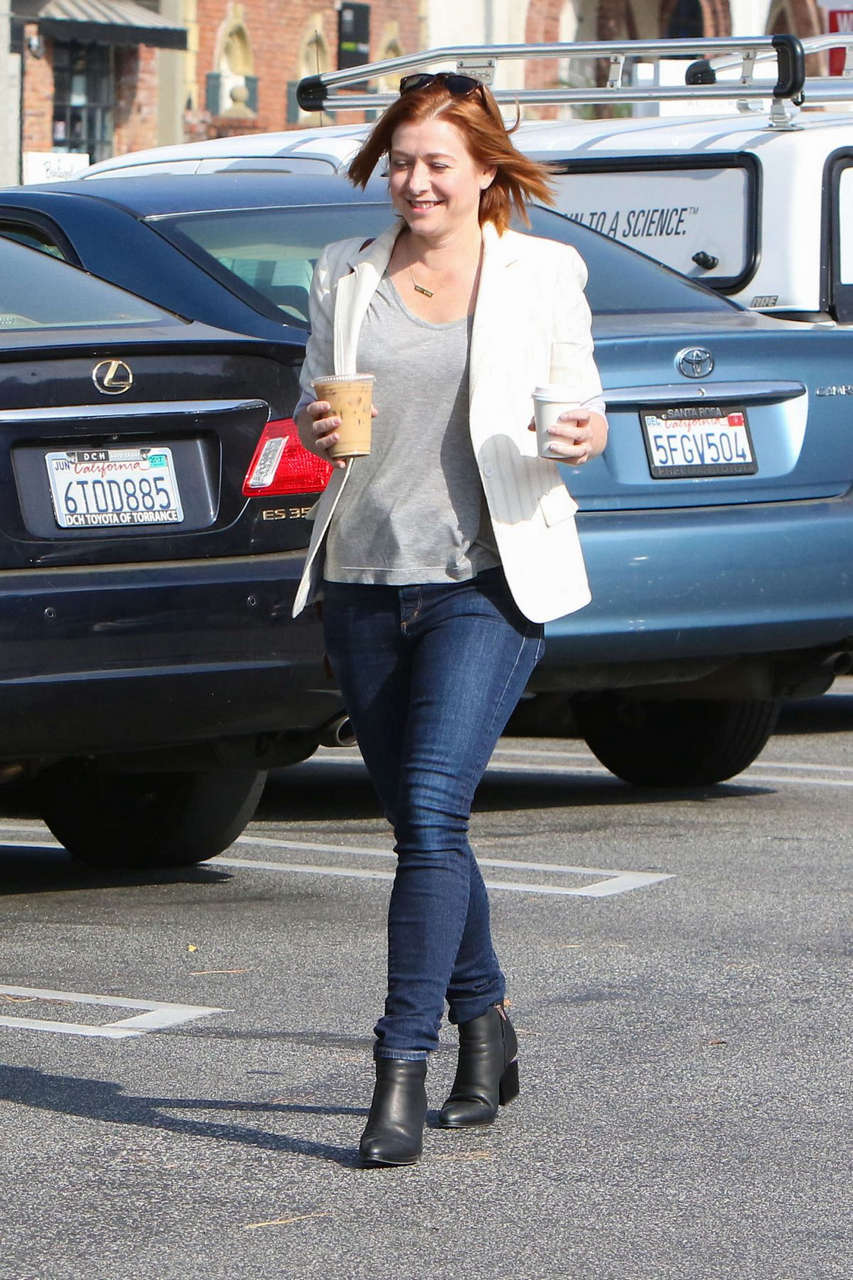 Alyson Hannigan Out Shopping Brentwood
