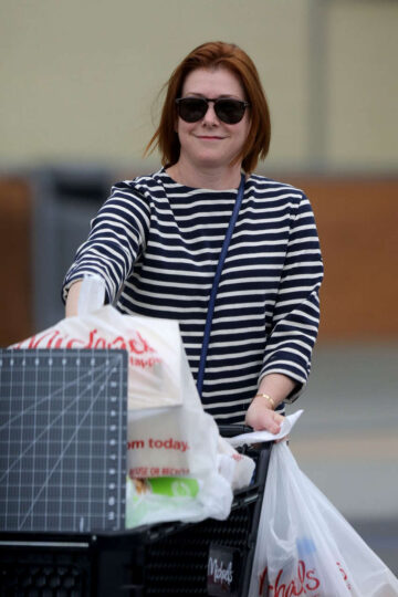 Alyson Hanning Out Shopping Los Angeles
