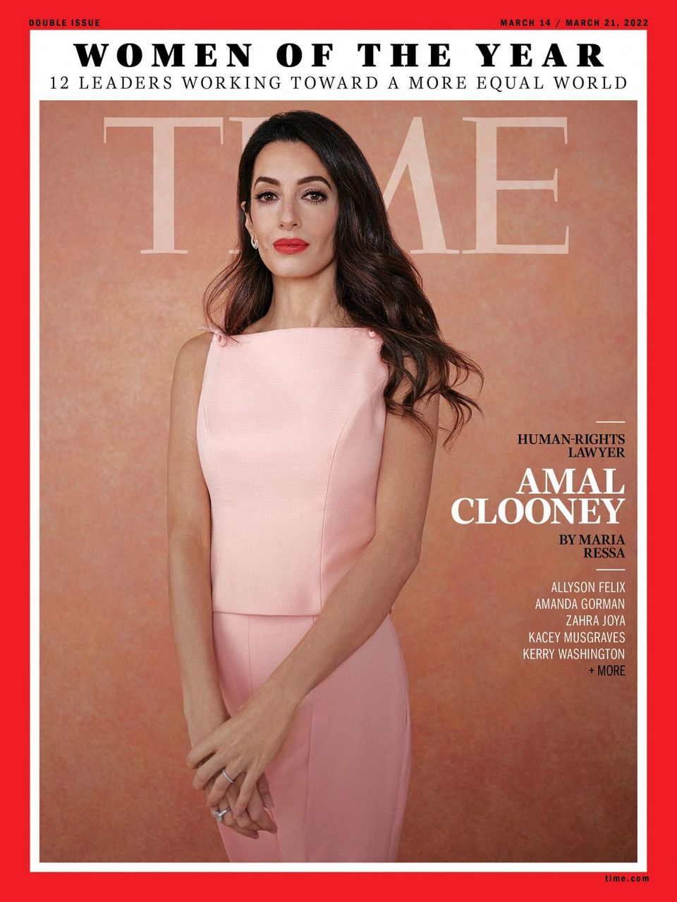 Amal Clooney Time Magazine Women Of Year 2022 Issue