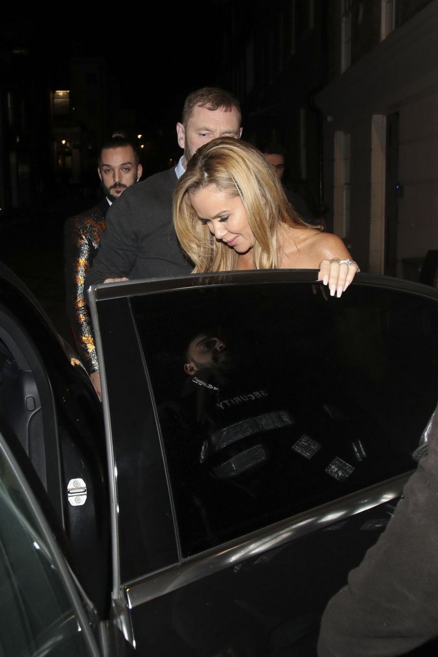 Amanda Holden And Friends Leaves Annabel S London