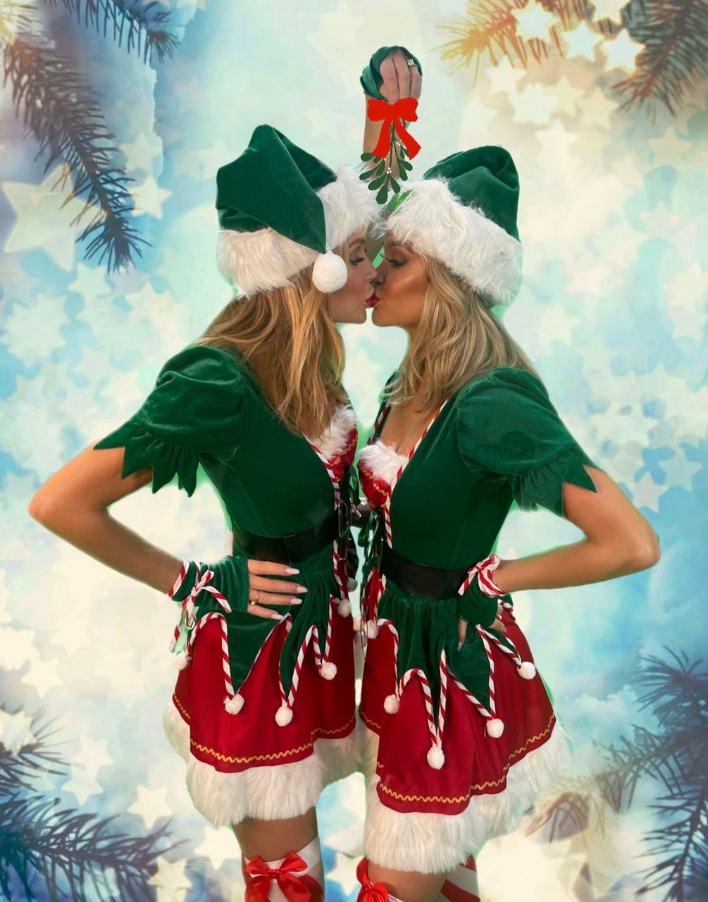 Amanda Holden Ashley Roberts Christmas Photoshoot November