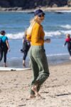 Amanda Kloots Out Beach Malibu