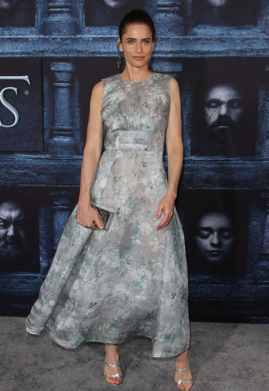 Amanda Peet Game Of Thrones Season 6 Premiere Hollywood