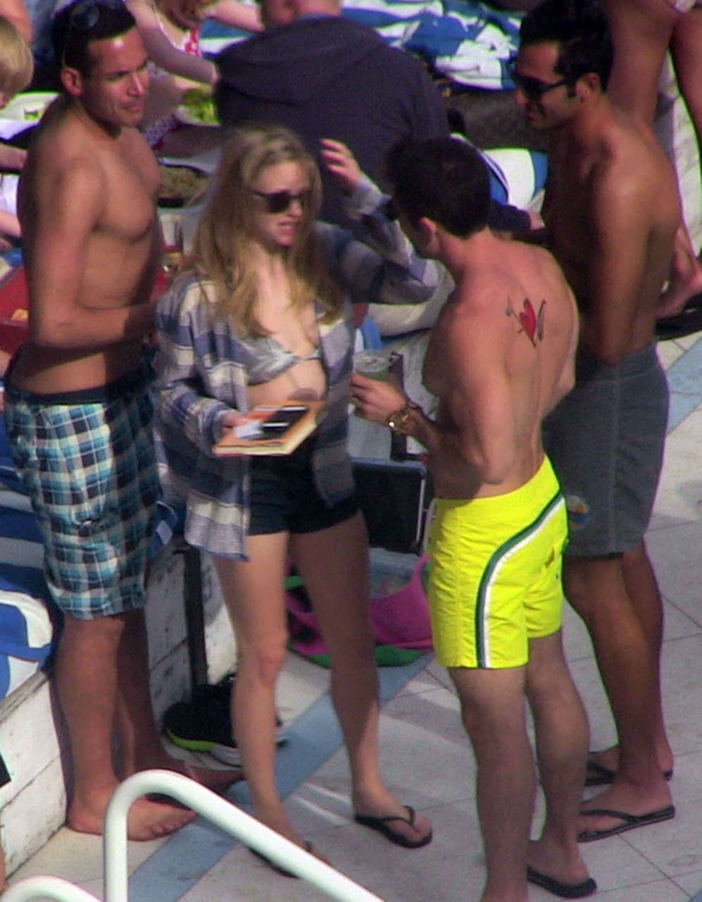 Amanda Seyfried Still Wearing Bikini Tops Miami