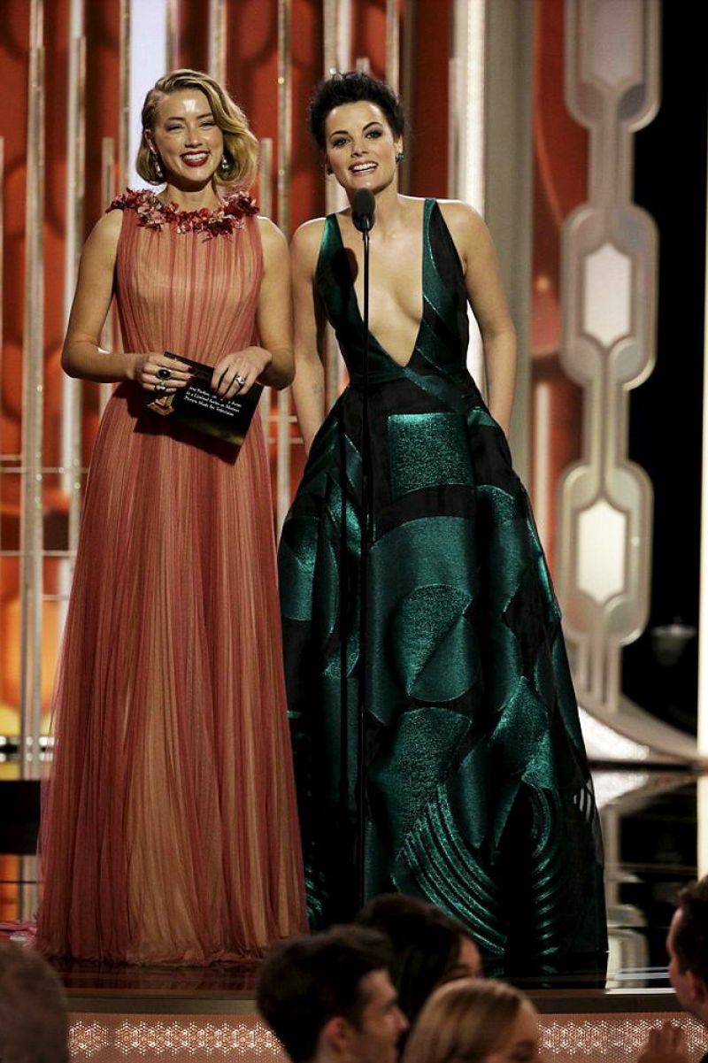 Amber Heard 73rd Annual Golden Globe Awards Beverly Hills