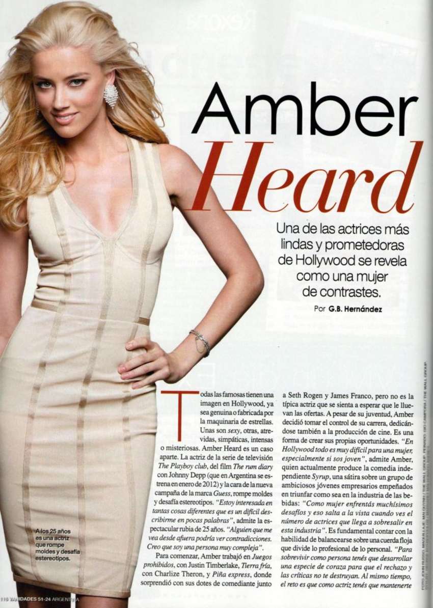 Amber Heard Covers Vanidades Magazine