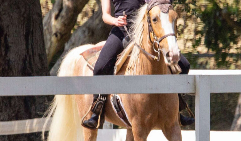 Amber Heard Horseback Riding Los Angeles (19 photos)