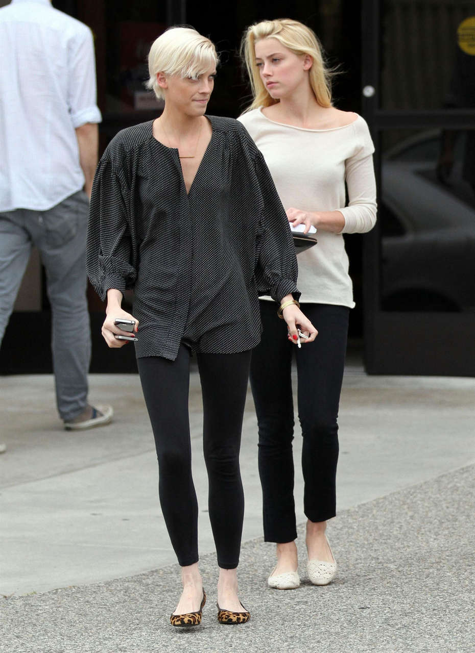 Amber Heard With Sister Out About Los Angeles