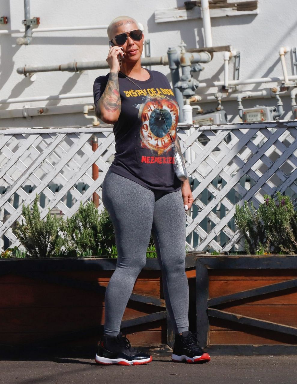 Amber Rose And Alexander Ae Edwards Out For Lunch Los Angeles