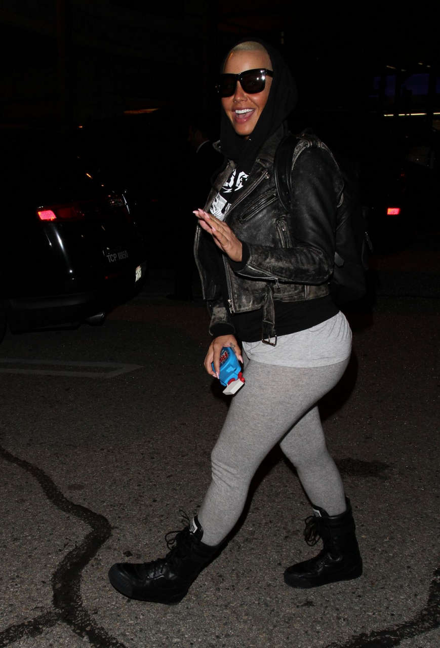 Amber Rose Lax Airport Los Angeles