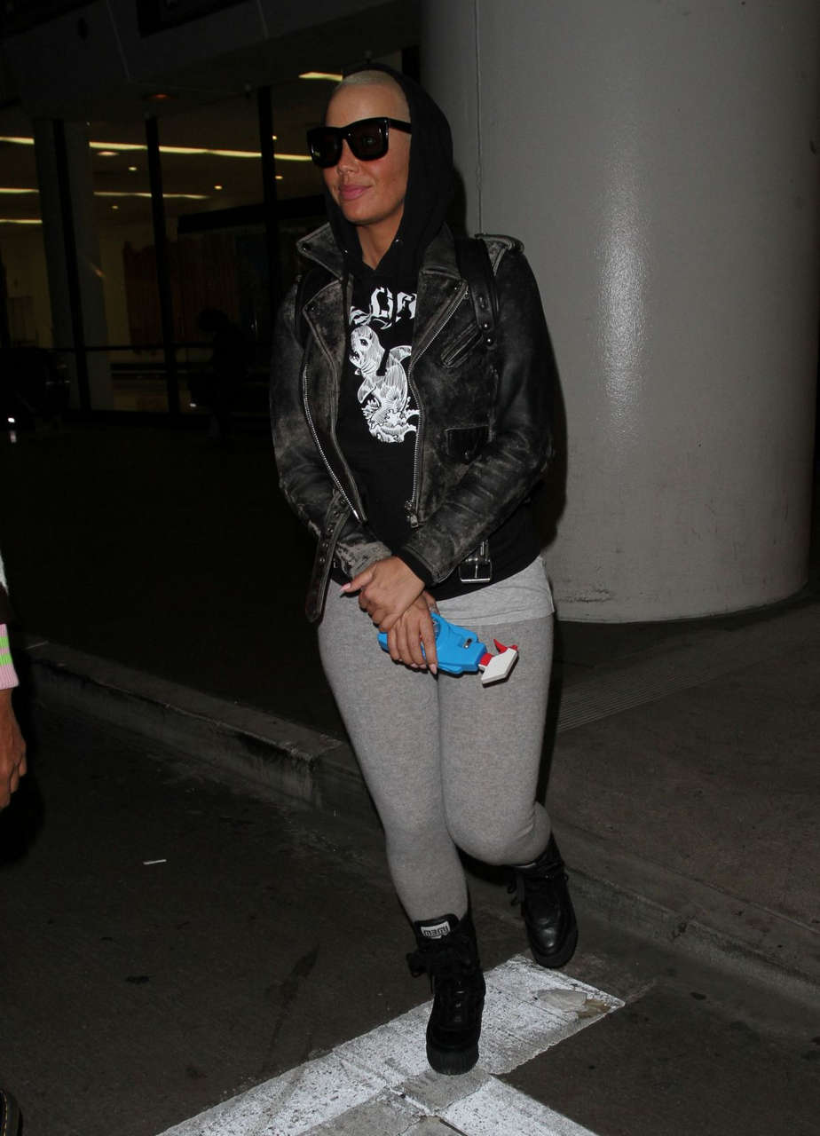 Amber Rose Lax Airport Los Angeles