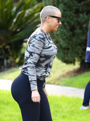 Amber Rose Out About Beverly Hills