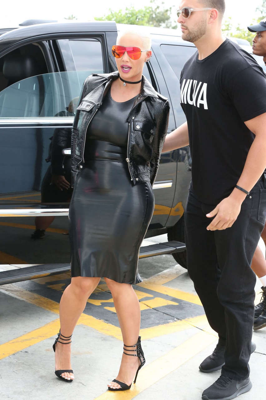 Amber Rose Out About Los Angeles