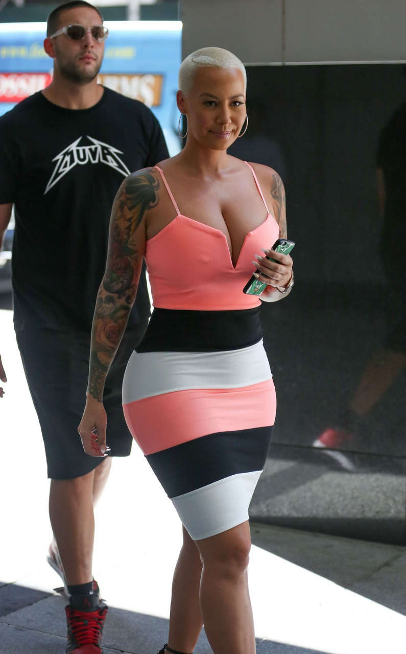 Amber Rose Out About New York