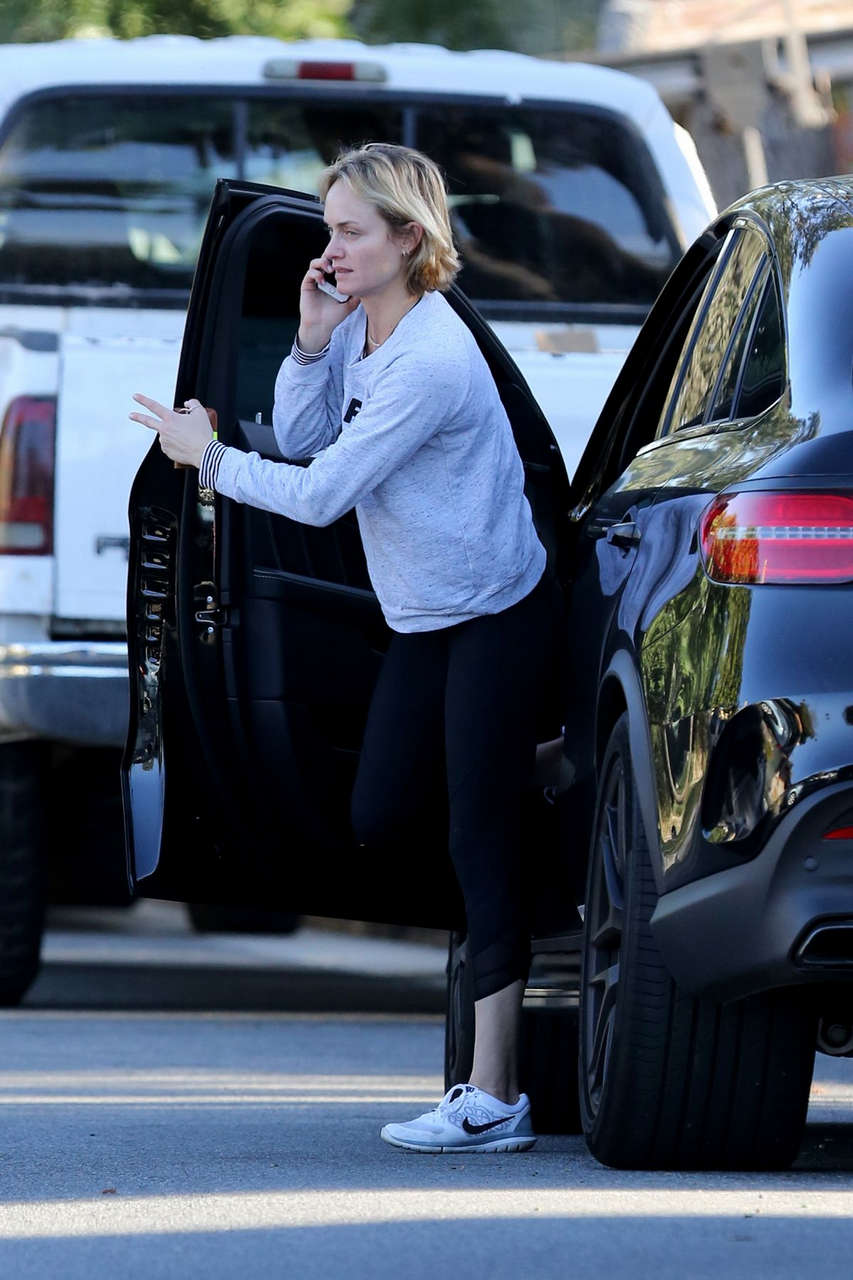 Amber Valletta Out Abou Brentwood