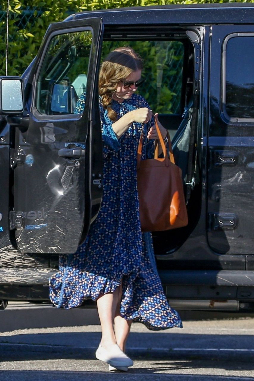 Amy Adams Arrives Beauty Salon Beverly Hills