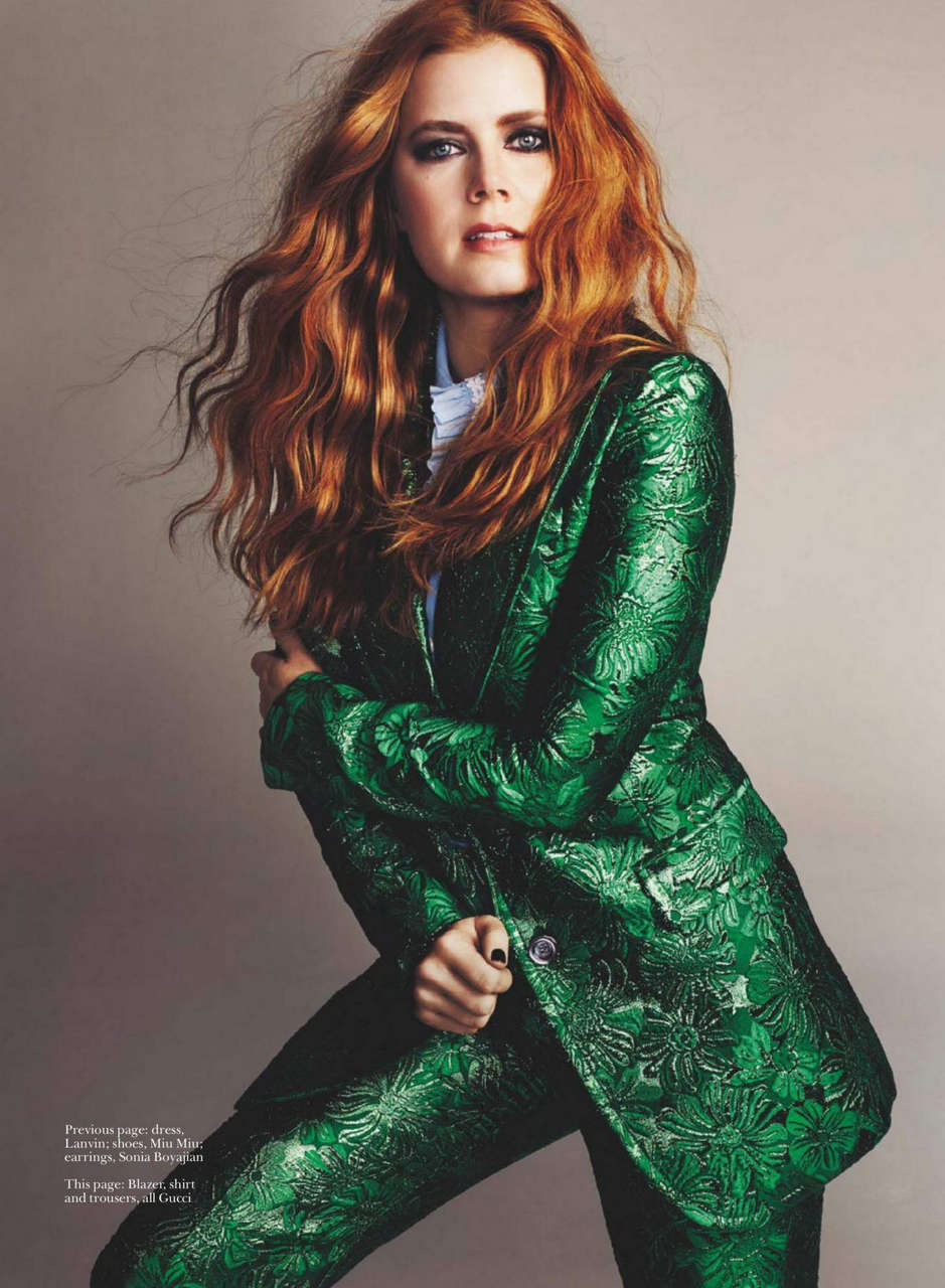 Amy Adams Marie Claire Magazine Uk April 2016 Issue
