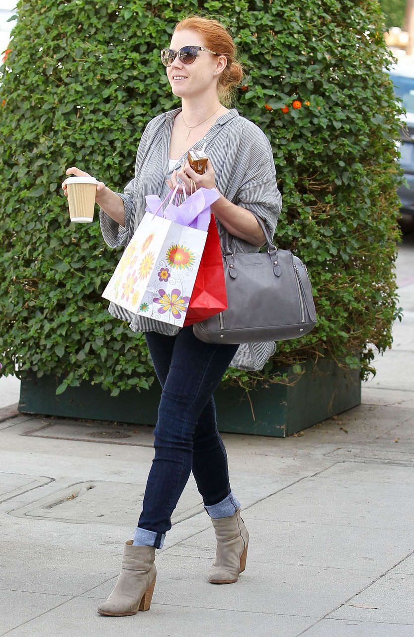 Amy Adams Out Shopping West Hollywood