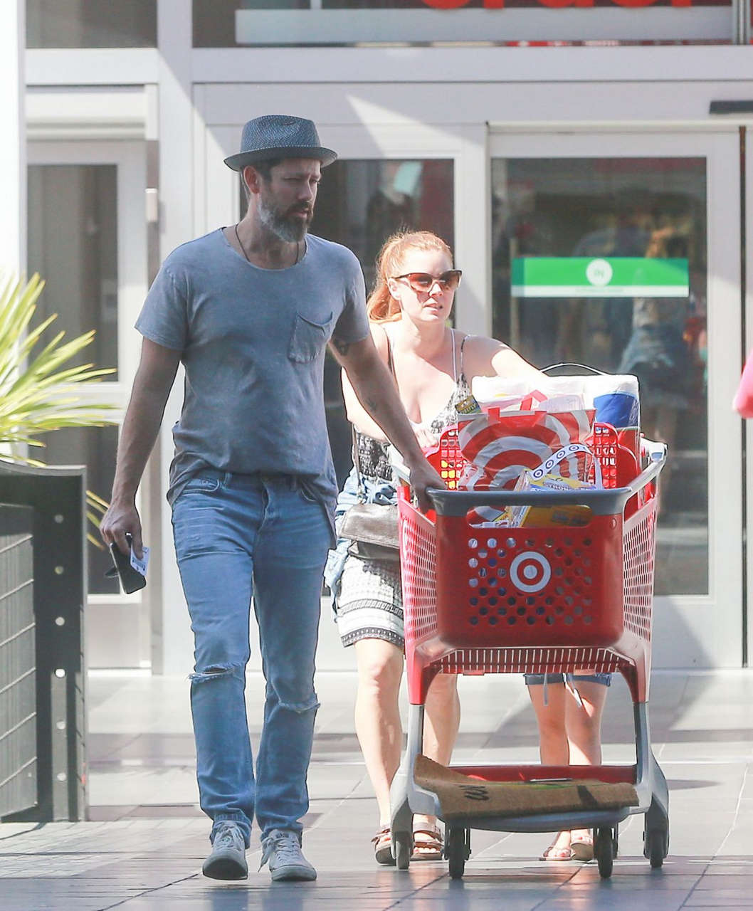 Amy Adams Shopping Target Los Angeles