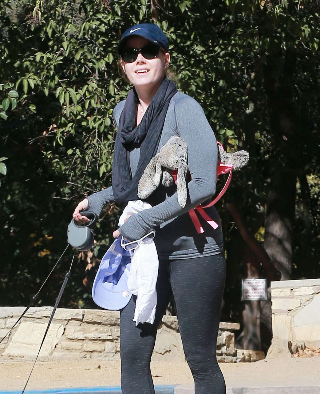 Amy Adams Tight Leggings Park Beverly Hills